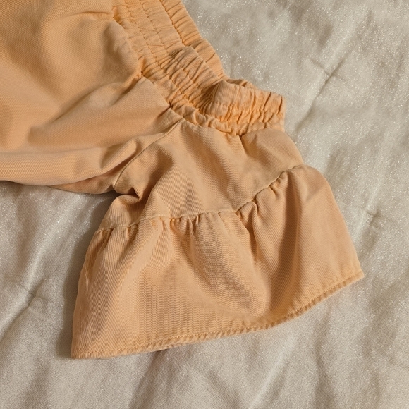 All Saints Soft Peach Off-Shoulder Mini Dress - Picture 13 of 13